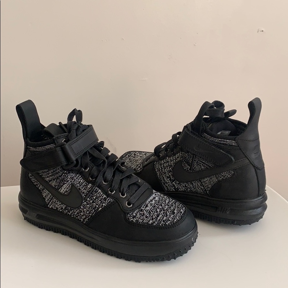 New Nike Sportswear AF1 high top black & gray